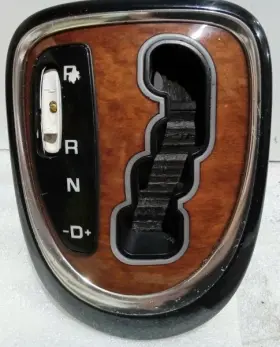 2206802039 Mercedes 2000-2006 S Class Console Shifter Indicator Walnut Burlwood