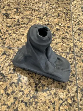 2032673811 Mercedes-benz 03-09 W203 W209 C Clk Black Leather Gear Shifter Knob Boot No Rips