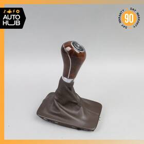 Mercedes-benz 2072670710 W207 E550 E350 Transmission Gear Shifter Knob Boot Cover Wood Oem