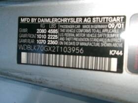 Mercedes-benz 242.mb1c02 Shifter Assembly Only Clk430 2002 Transmission Shift 2063225
