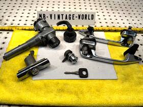 Mercedes Benz 74-76 W115 240d 300d Ignition Glove Box Doors Trunk Lock 1 Set And Key