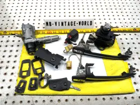 Mercedes Benz 93 A124 C124 300ce 1993 Ignition Lock Box Doors Trunk 1 Set And Key