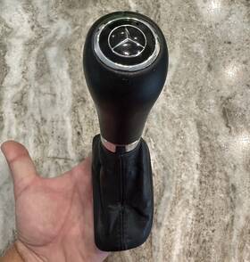 Mercedes-benz A2032671811 06 Mercedes-benz A209 Clk 350 Gear Lever Shifter Trim Leather Knob