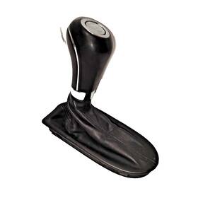 Mercedes-benz A2192670210 06-11 Cls500 Cls550 Push Button Start Shift Knob Black Leather Boot Oem