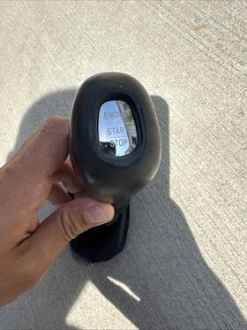 Mercedes-benz A2302671810 2003 Clk320 W209 Oem Gray Shifter Knob And Boot Keyless Push Start 03-05