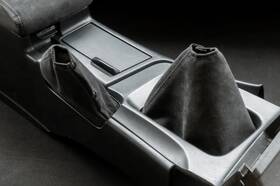Mines 875111015 Shift Boot And Hand Brake Gray Stitch Gtr R34 Bnr34