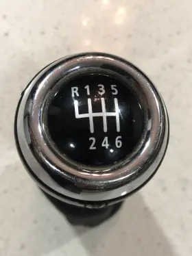 25117607582 Mini Copper 2008 2009 2010 2011 Cooper S Model 6 Speed Shift Knob With Plus Boot Oem