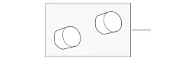 7820a062ha Mitsubishi Genuine Knob