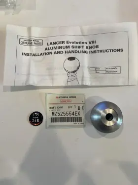 Mz525554ex Mitsubishi Genuine Lancer Evo8 Aluminum Shift Knob Mz52554ex