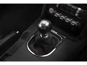 Mms 3-sbc-90114-pvc-bl-a 2015-2023 Mustang Premium Black Leather Shift Boot Red Stitching Manual Only