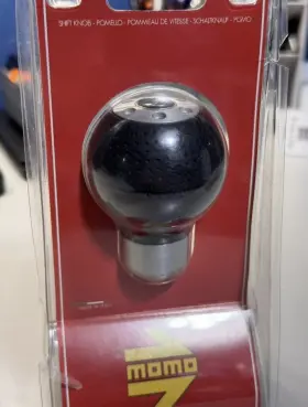 Momo 024055198231 Motorsport Race Airleather Street Shift Knob Black - Racair