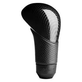 Momo 024055198439 For Shadow Shift Knob - Black Airleather Carbon Effect Insert
