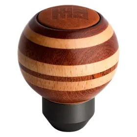 Momo 024055202815 For Targa Heritage Shift Knob - Round Wood Layered Mahogany And Beechwood