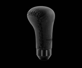 Momo Albk1 Anatomico Shift Knob - Black Leather Stitching