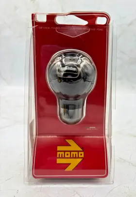 Pogotham0blkl Momo Genuine Gotham Shift Knob Leather Black Pomello Italy Nob