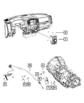 68517473ac Mopar Genuine Transmission Shifter