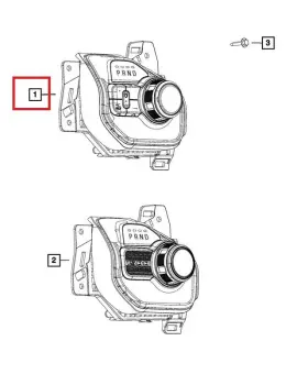 68521203aa Mopar Transmission Shifter Fits 2022 Ram 1500