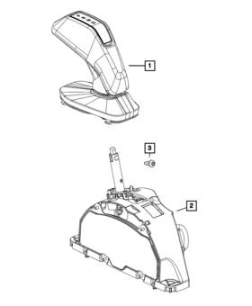 Mopar 7qh261r4ae Genuine Boot And Knob