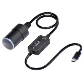Qcm902-9us Moqidong Usb C To 12v Cigarette Lighter Adapter