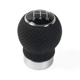 Sfn181 Muge 5 Speed Black Leather Car Shift Knob Gear Stick Shifter For Ford Ranger 88-11