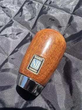 Nc10-v8-170f Nardi Oem Torino 5-speed Wooden Teardrop Shift Knob Mazda Miata Special Edition