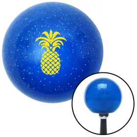 Zssae569 National Speed Automotive Supply Yellow Pineapple Blue Metal Flake Shift Knob Usa Shifter Auto Gear Drag Si Zssae569 National Speed Automotive Supply Yellow Pineapple Blue Metal Flake Shift Knob Usa Shifter Auto Gear Drag Si