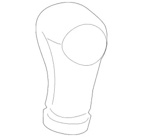 32865-1hc0a Nissan Genuine Shift Knob