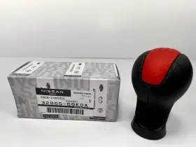 32865-6gk0a Nissan New Oem 09-20 370z 50th Anniversary Z34 Red Leather Shift Knob 328656gk0a