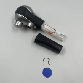 34910-1hk0c Nissan 2014-19 Versa Automatic Shifter Knob Gear Shift Lever Handle Silver Oem 2