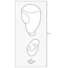 Nissan 34910-4ba0a Genuine Shift Knob
