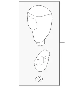 34910-4ba0a Nissan Genuine Shift Knob