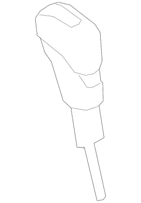 34910-6ca0a Nissan Genuine Shift Knob