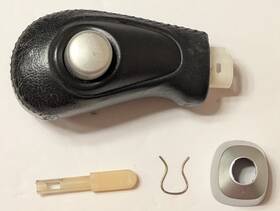 Nissan 34910-cd000 Oem 2003 350z Shift Knob W Pin Circlip Automatic Leather Shifter Handle