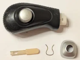 34910-cd000 Nissan Oem 2003 350z Shift Knob W Pin Circlip Automatic Leather Shifter Handle
