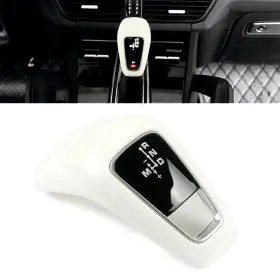 Nomura 550714301684 1 Pcs New White Abs Car Gear Shift Knob Cover Trim For Porsche Cayenne 2018-2021 Nomura 550714301684 1 Pcs New White Abs Car Gear Shift Knob Cover Trim For Porsche Cayenne 2018-2021