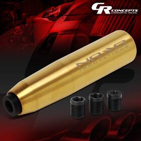 Nrg Innovations Crc-nrgsk480gd Universal Weighted 5 Inch Tall Racing Manual Shift Knob Kit Sk-480gd