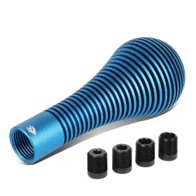Dpt-nrgsk701bl Nrg Innovations 115mm Blue Heat Sink Bubble Head Short 6061 Aluminum Threaded Shift Knob Kit