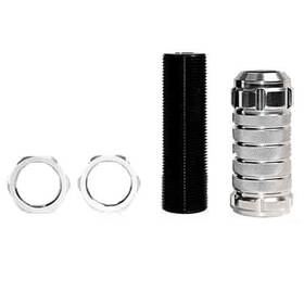 Nrg Innovations Sk-500sl-1 Stealth Shift Knob Adjustable Height M10 X 1.25 Silve