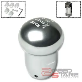Zpd-nrgsk141gm Nrg Innovations Universal Drifting Manual 6-speed Super Low Down Stick Shift Knob Gun Metal