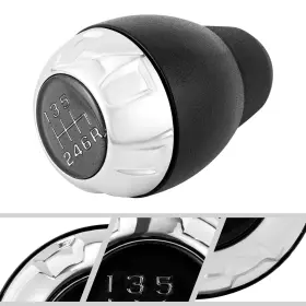 68085312aa Ocasami 6-speed Manual Chrome Leather Wrapped Shift Knob For Jeep Wrangler Jk 2011-2018