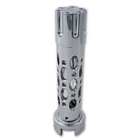 Octane Lighting 664979106578 Chrome Austin Gun Cylinder Shift Knob 13/18 Freighliner Kenworth Peterbilt Truck