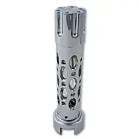 Octane Lighting 664979106578 Chrome Austin Gun Cylinder Shift Knob 13/18 Freighliner Kenworth Peterbilt Truck