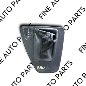7155643 Oem 06-13 Bmw E90 E91 E92 E93 3 Series 328i 335i At Shifter Boot Leather Black
