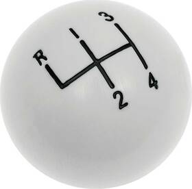 Oer 654899 1-1/2 Inch With 5/16 -18 Thread White Shifter Ball 1956-1962 Corvette 1963 Nova