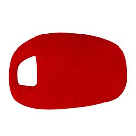 Oginodaisukeusa 550717879920 Suede Center Console Gear Shift Knob Cover Trim For Porsche Panamera 2017-25 Red