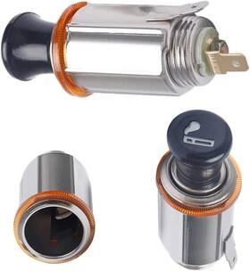 Olivia & Oliver Hy-61204 And Dc 12v Car Cigarette Lighter Socket Assembly With Eject 1pcs