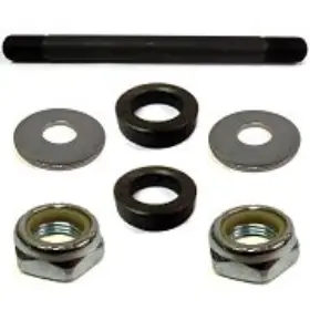 Az8121-7 Omb Warehouse Vintage Mini Bike Axle Kit 5/8 Inch X 6-3/4 Nylock Nuts Washers Bushing Spacers