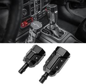 Omu 20448 Aluminum Automatic Gear Shift Lever Knob Shifter Transfer Handle Kit Jl And Jt