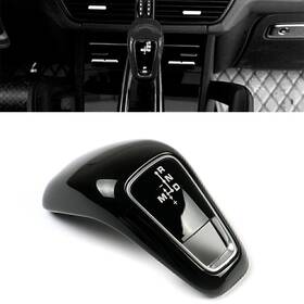 Oneclubaa 550745555971 1 Pcs New Abs Car Black Gear Shift Knob Cover Trim For Porsche Cayenne 2018-2021