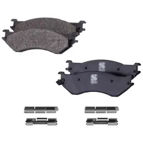 16883996 Perfect Fit Rear Semi-metallic Brake Pad Set For 2001-2008 Dodge Ram 2500 3500